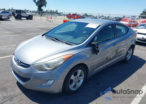 2012 Hyundai Elantra Gls (Ulsan Plant) из США, поврежденный, VIN KMHDH4AE5CU342211
